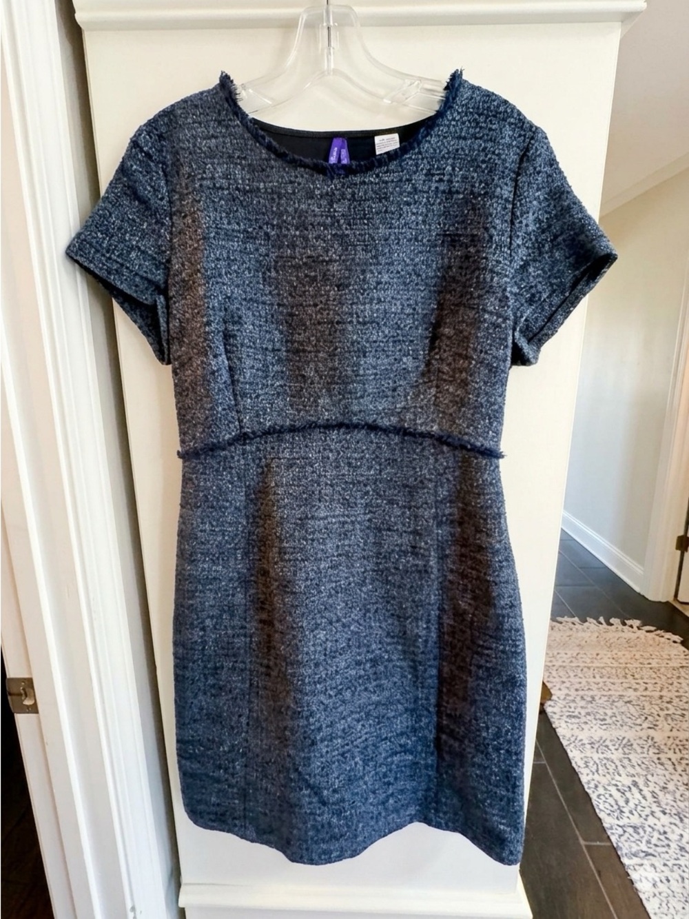 Seraphine Tailored Bouclé Tweed Sheath Dress Size 6 NWOT
